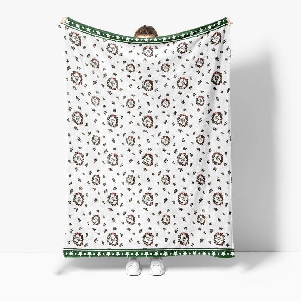 Christmas Blanket with Gingerbread Men and Candy Canes | Ultra-Soft Festive Throw for Cold Evenings | Three Designs