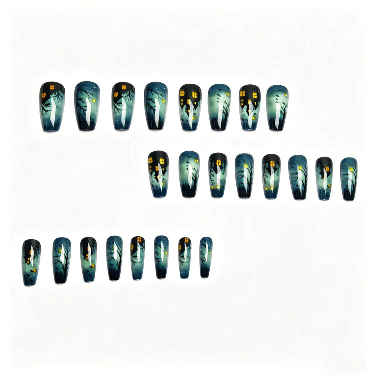 Halloween Press-On Nails | Available in Jelly | Glue-Free Application in Minutes for Parties and Nights Out