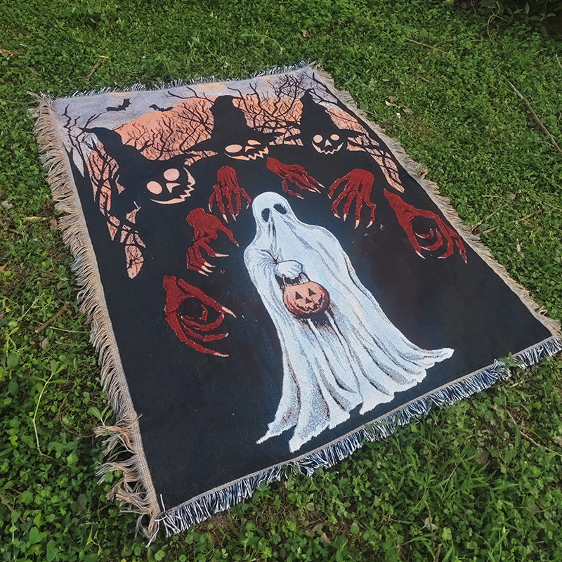 Halloween Throw Blanket | Available in Phantom | Soft Fleece for Sofas, Beds, and Movie Nights