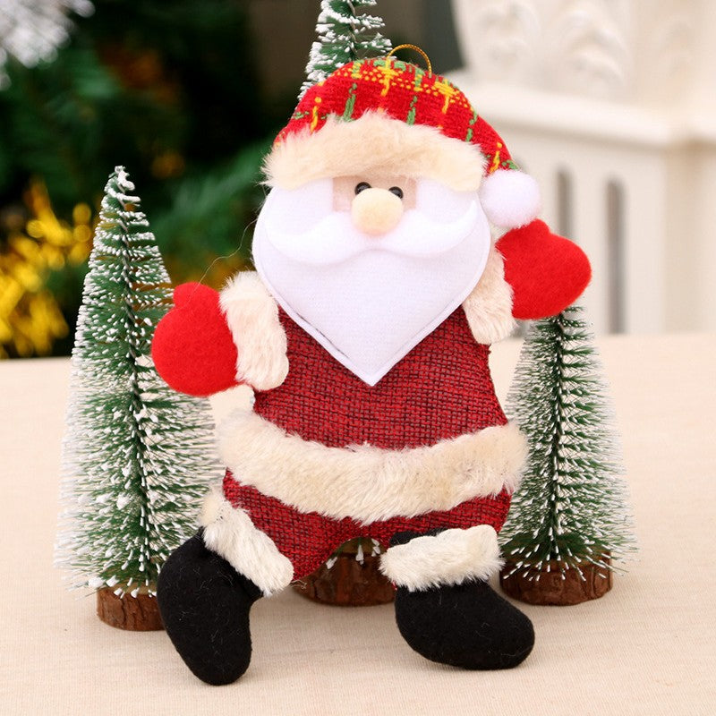 Felt Snowman Christmas Ornament with Scarf and Hat | Hanging Tree Accent in 30 Designs | Soft Indoor Holiday Decorations