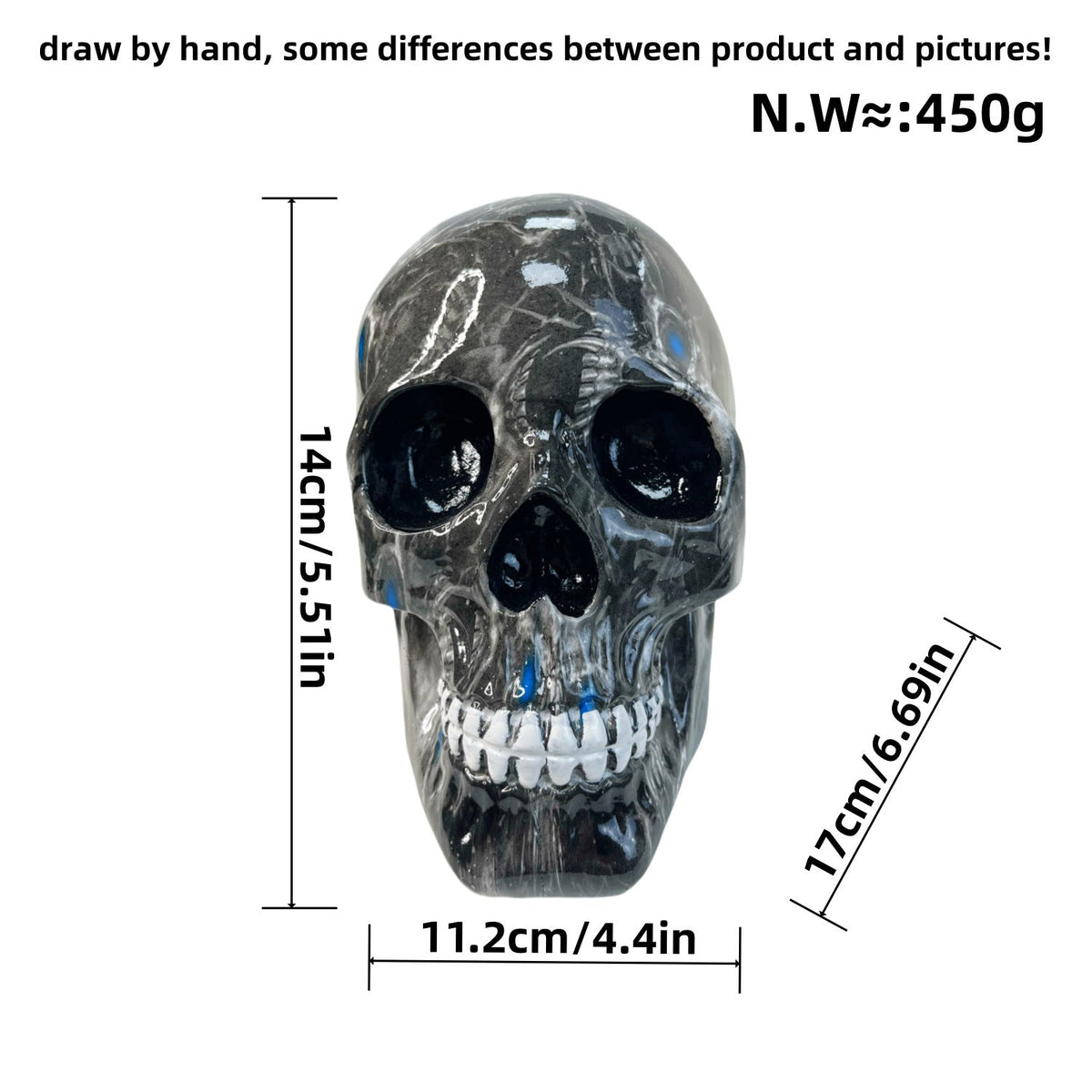 Halloween Skull Wall Art | Available in 5 Colors | Ready to Hang in Hallways, Living Rooms, and Entrances