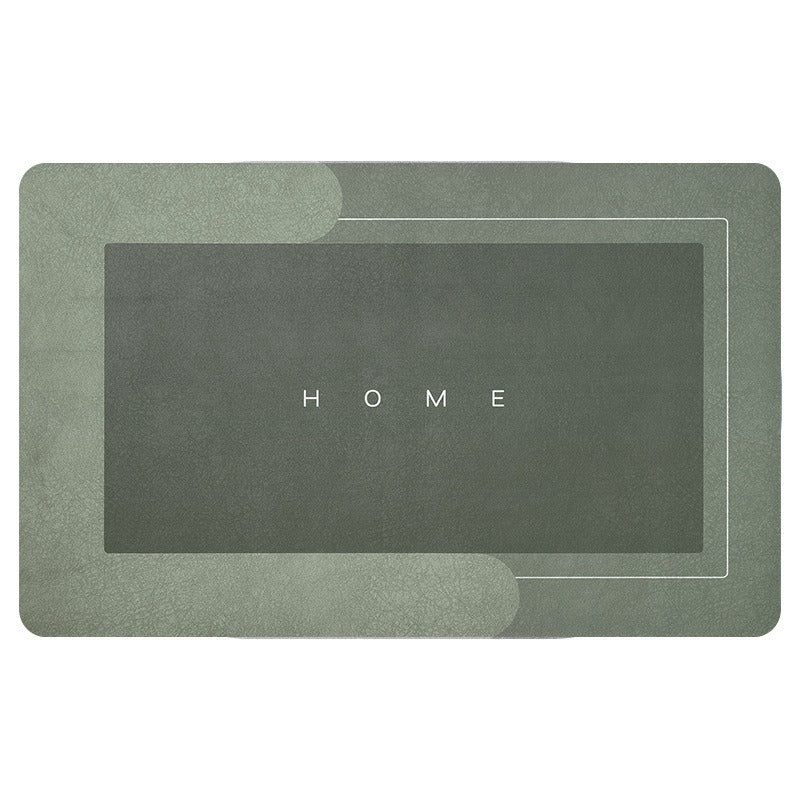 Non Slip Bath Mat with a Rubber Backing | Soaks Up Water and Grease, Then Dries Fast | Three Sizes, Oval or Rectangular