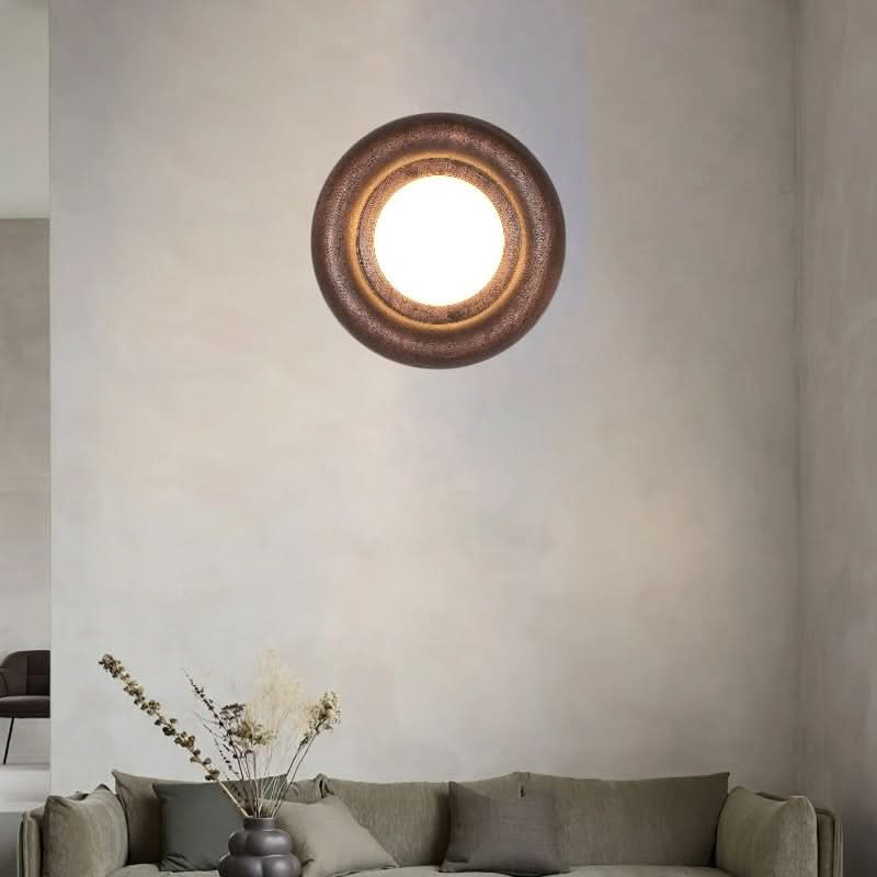 LED Wall Light Wooden Frame