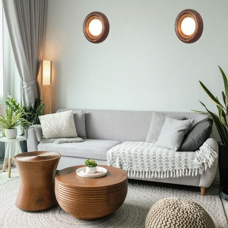 LED Wall Light Wooden Frame