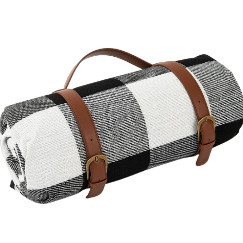 Foldable Outdoor Picnic Blanket with Water-Repellent Surface
