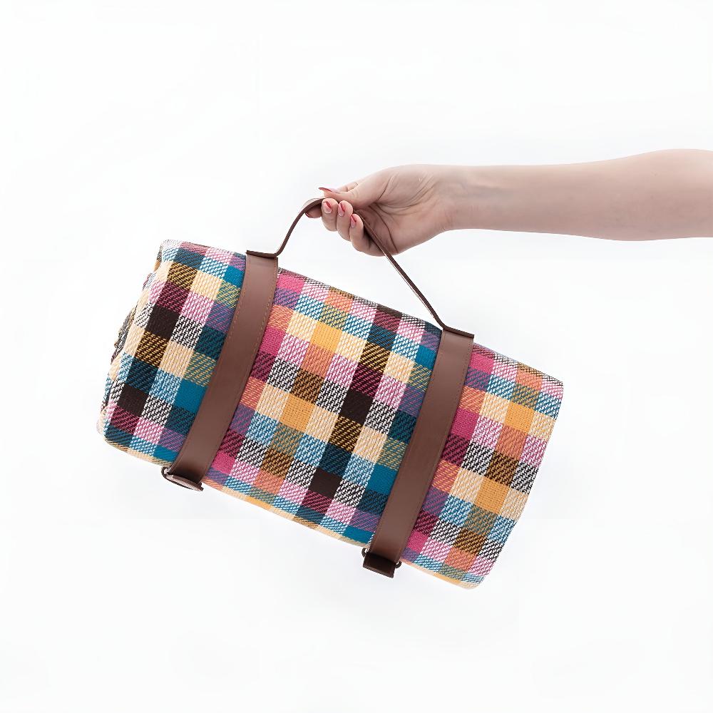 Foldable Outdoor Picnic Blanket with Water-Repellent Surface