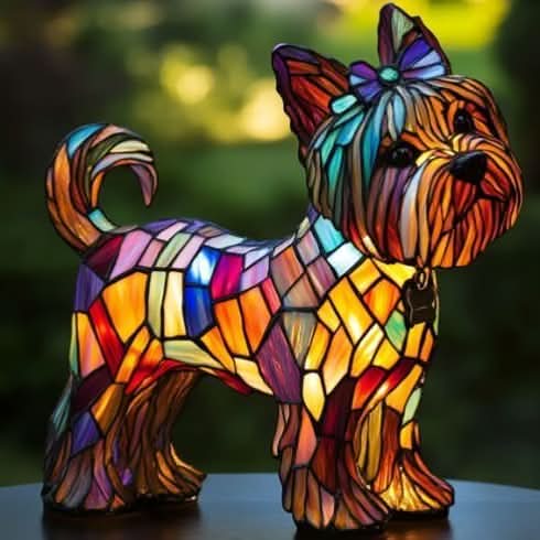LED Animal Breed Statue Night Lamp | Dachshund, Corgi, Husky & 30 Design Options | USB-Powered Cozy Ambient Decor Light