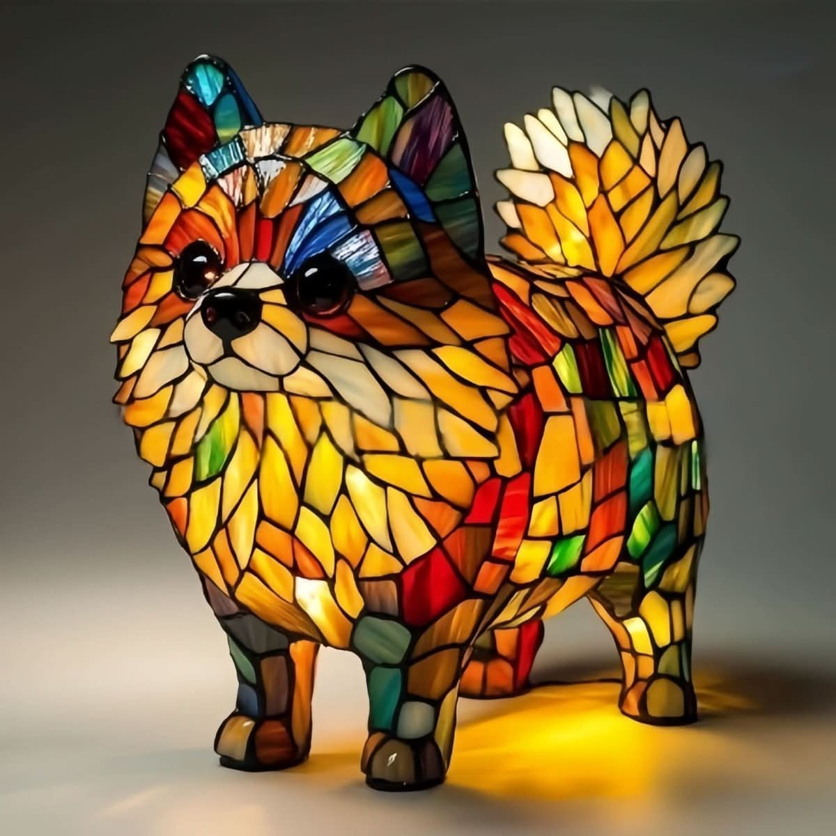 LED Animal Breed Statue Night Lamp | Dachshund, Corgi, Husky & 30 Design Options | USB-Powered Cozy Ambient Decor Light