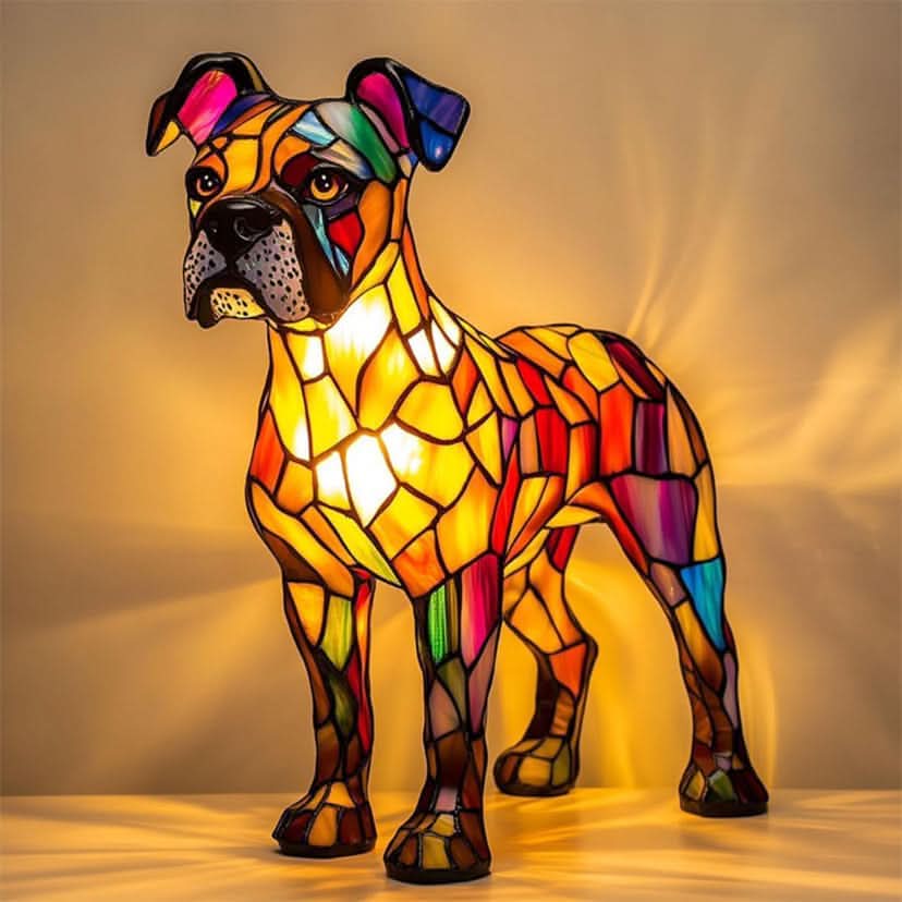 LED Animal Breed Statue Night Lamp | Dachshund, Corgi, Husky & 30 Design Options | USB-Powered Cozy Ambient Decor Light