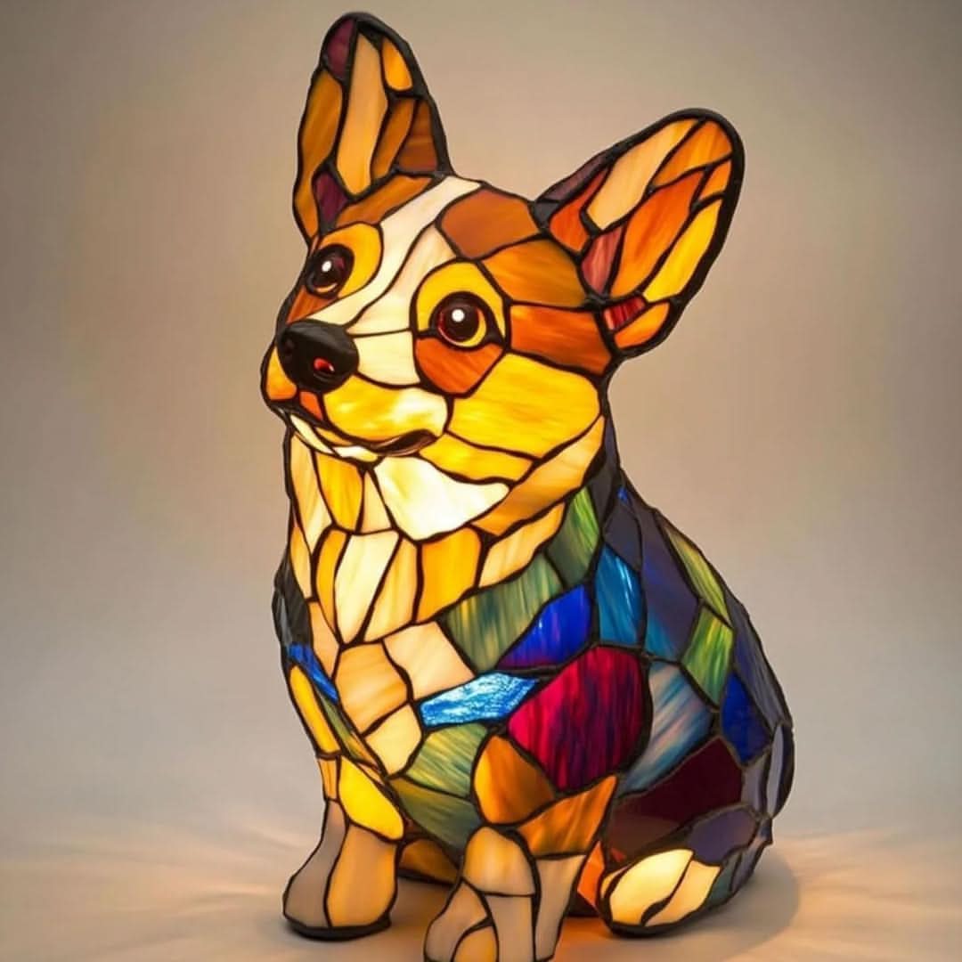LED Animal Breed Statue Night Lamp | Dachshund, Corgi, Husky & 30 Design Options | USB-Powered Cozy Ambient Decor Light