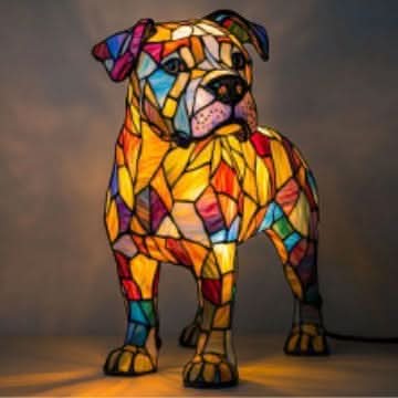 LED Animal Breed Statue Night Lamp | Dachshund, Corgi, Husky & 30 Design Options | USB-Powered Cozy Ambient Decor Light