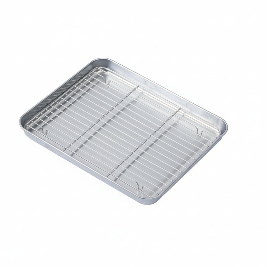 BAKEPURE – Premium stainless steel baking pan set for effortless cooking