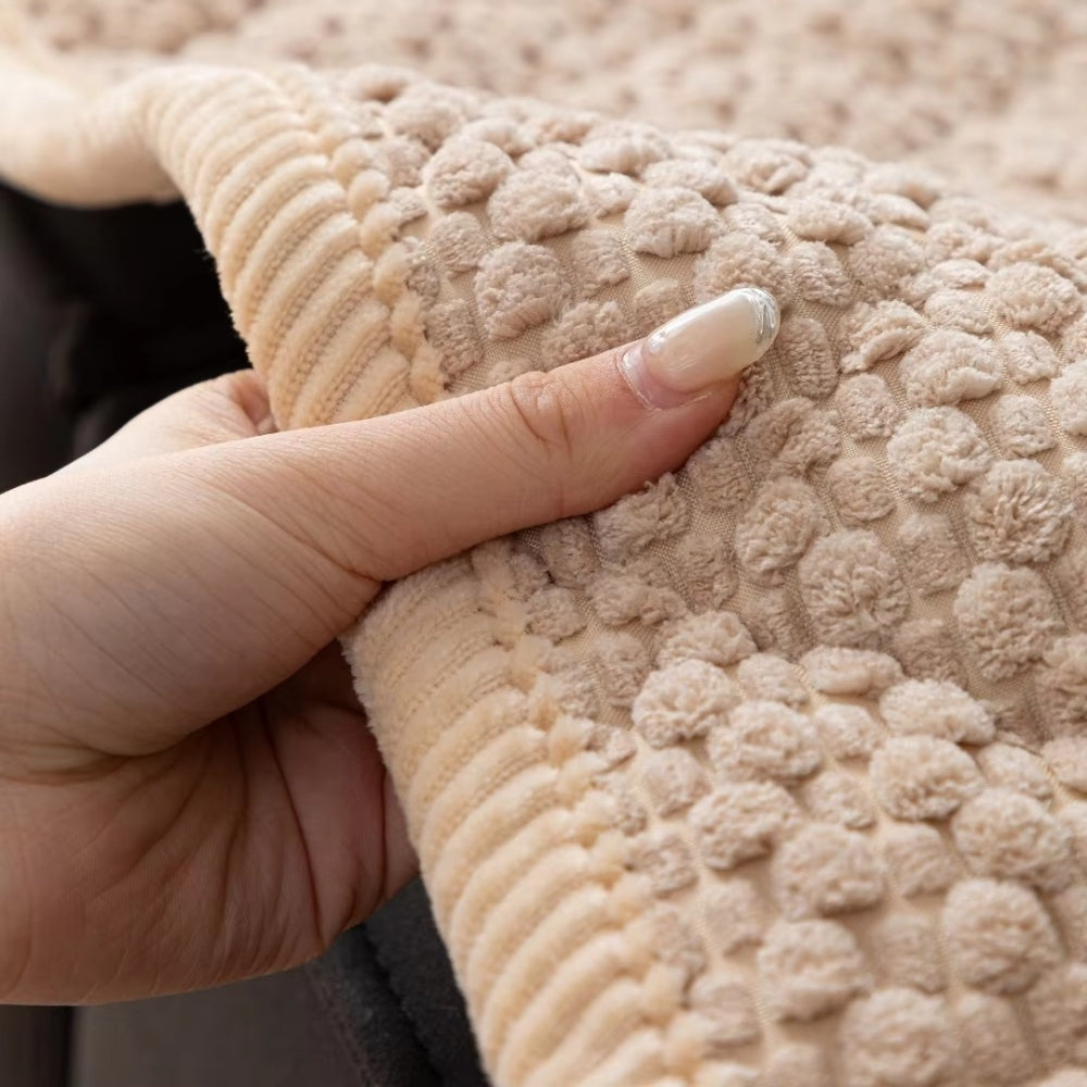 Quilted Sofa Protector Slipcover Textured Cover