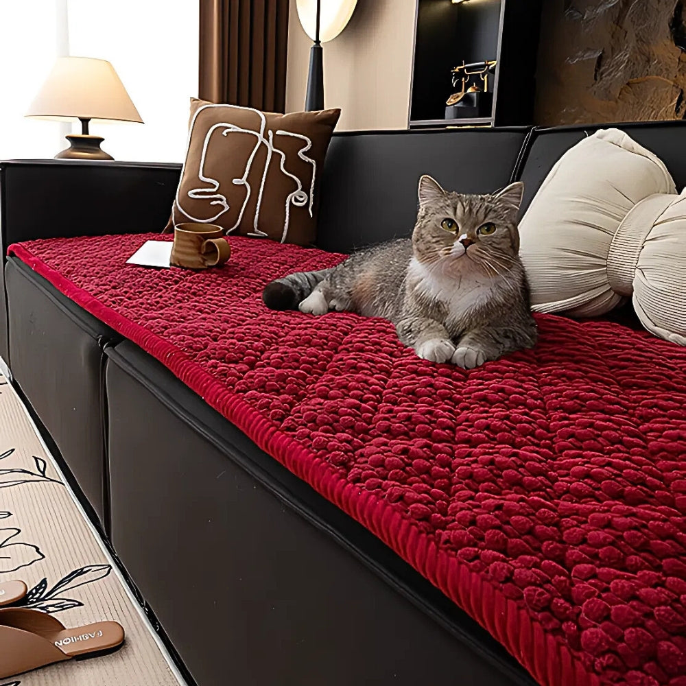 Quilted Sofa Protector Slipcover Textured Cover