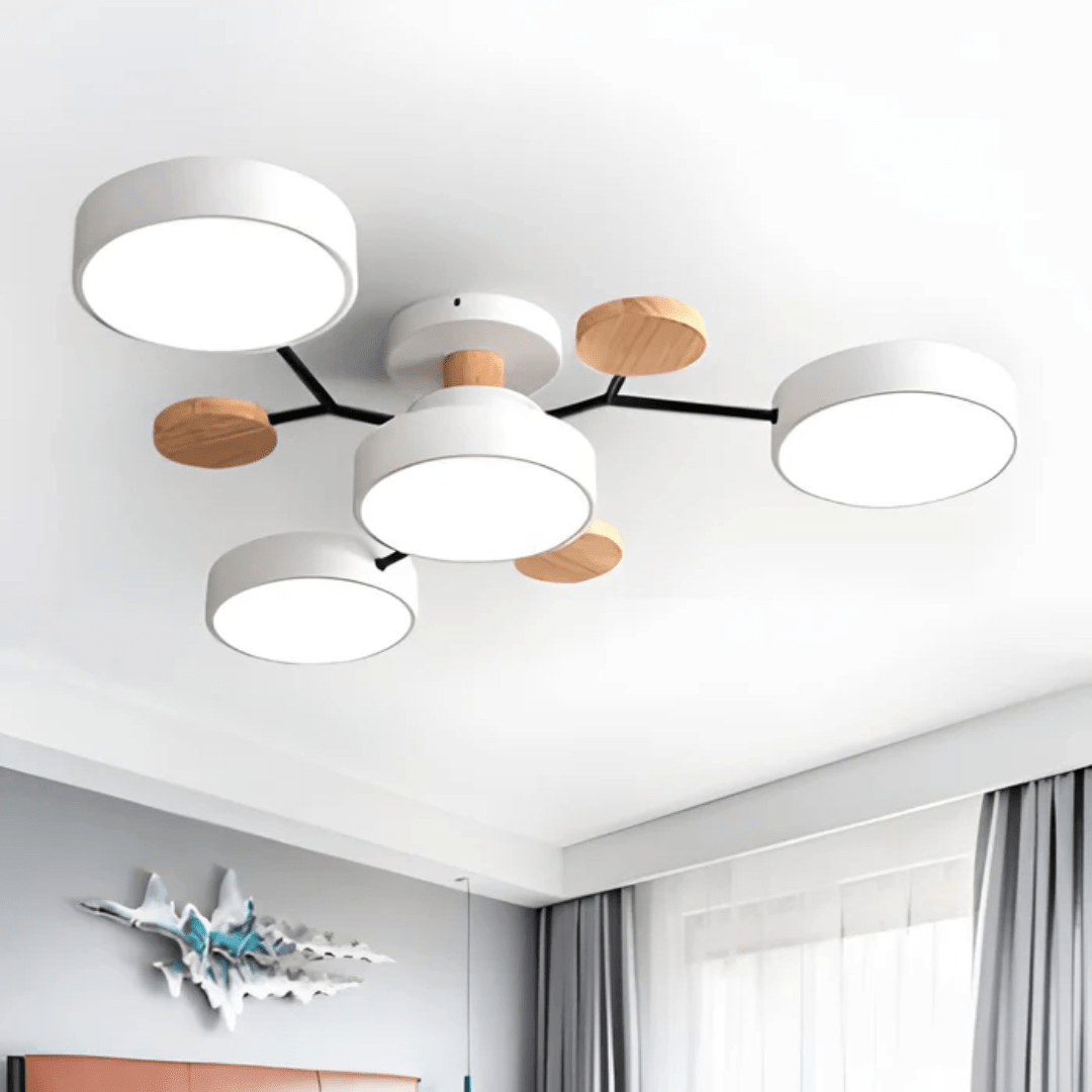 CEILUX - Modern round LED ceiling light with sleek minimalist design - White