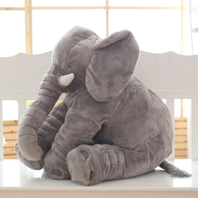 Soft Elephant Cuddle Pillow Plush Toy for Kids | 5 Colors, 40cm or 60cm | Cozy PP Cotton Filled Cuddly Companion