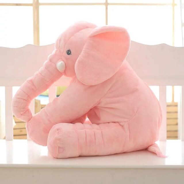 Soft Elephant Cuddle Pillow Plush Toy for Kids | 5 Colors, 40cm or 60cm | Cozy PP Cotton Filled Cuddly Companion