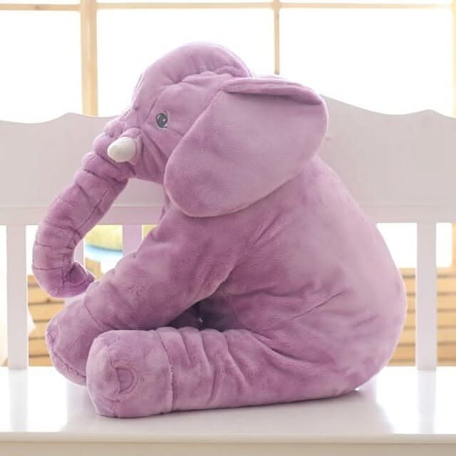 Soft Elephant Cuddle Pillow Plush Toy for Kids | 5 Colors, 40cm or 60cm | Cozy PP Cotton Filled Cuddly Companion