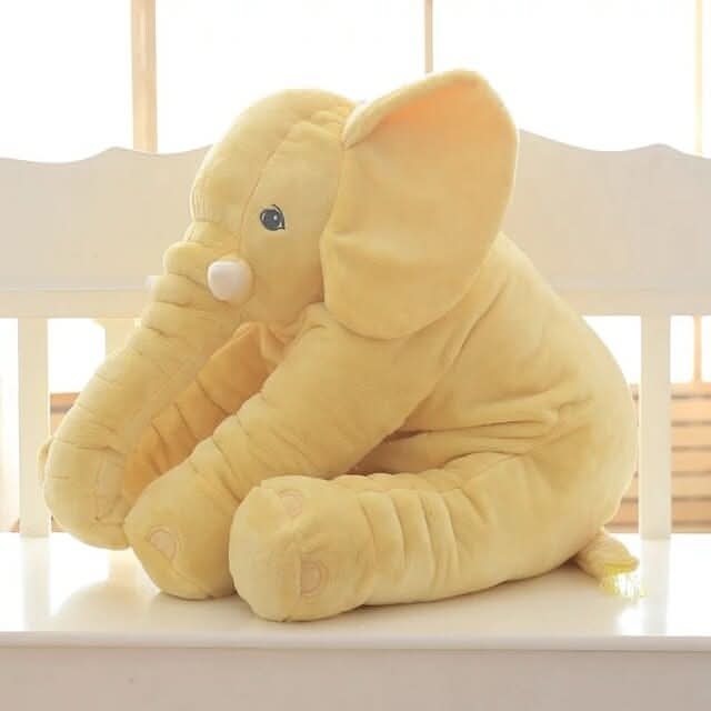 Soft Elephant Cuddle Pillow Plush Toy for Kids | 5 Colors, 40cm or 60cm | Cozy PP Cotton Filled Cuddly Companion