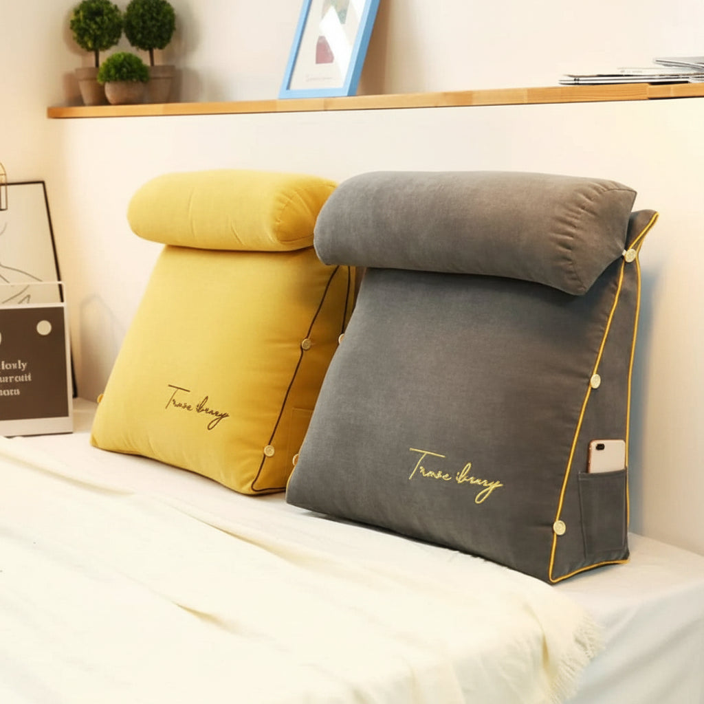 Orthopaedic Wedge Cushion 17.7 x 17.7 x 7.9 In | 7 Colors | Posture & Pressure-Relief Support for Back, Legs & Seating