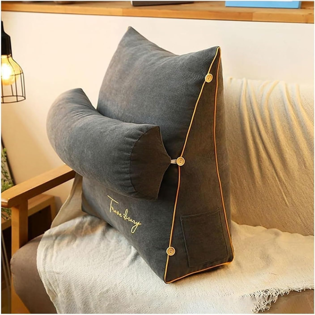 Orthopaedic Wedge Cushion 17.7 x 17.7 x 7.9 In | 7 Colors | Posture & Pressure-Relief Support for Back, Legs & Seating