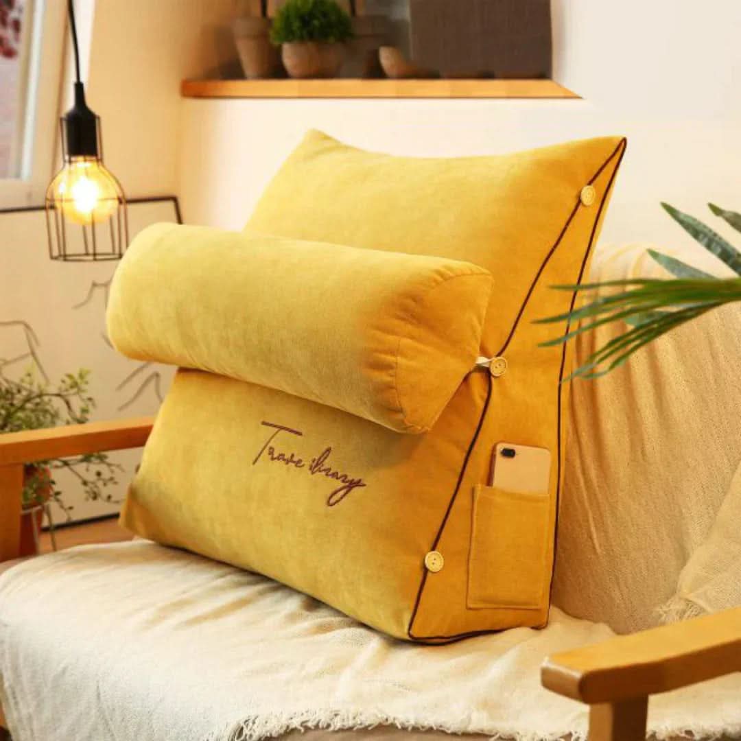 Orthopaedic Wedge Cushion 17.7 x 17.7 x 7.9 In | 7 Colors | Posture & Pressure-Relief Support for Back, Legs & Seating