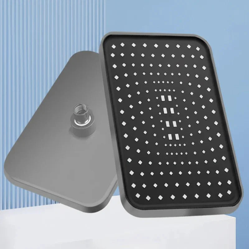 AQUAPULSE – 360° adjustable rain shower head with anti-limescale nozzles