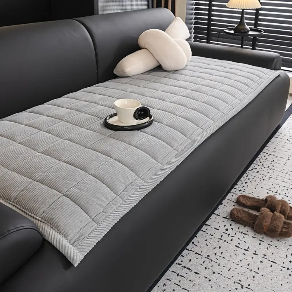 Quilted Couch Cover Mat Sofa Protector