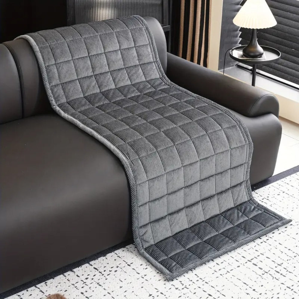 Quilted Couch Cover Mat Sofa Protector
