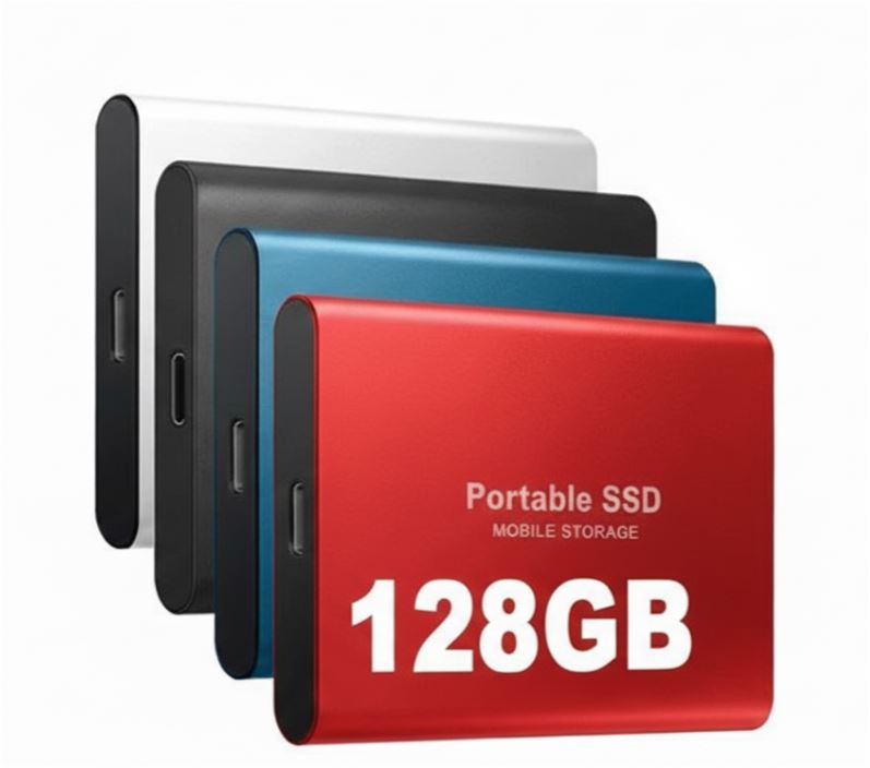 128 GB External Hard Disk SSD with USB 3.1 | M.2 Type C Drive for PC, Laptop and Mac | Compact Metal Body