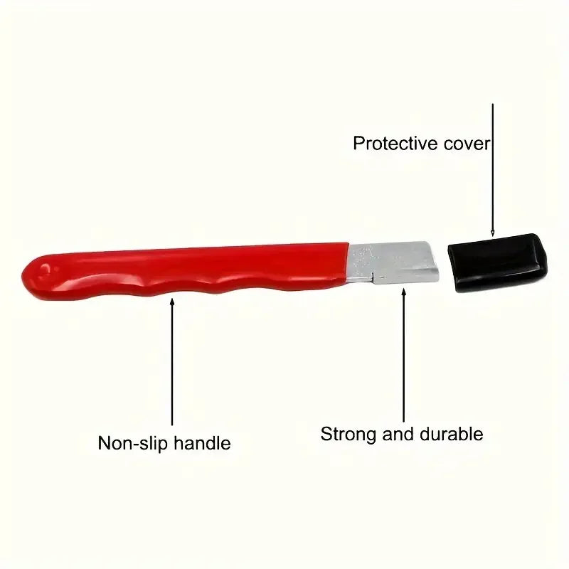 Two Stage Knife Sharpener for Kitchen Gadgets and Garden Shears | Tungsten Restores the Edge, Ceramic Finishes It | Non Slip Grip