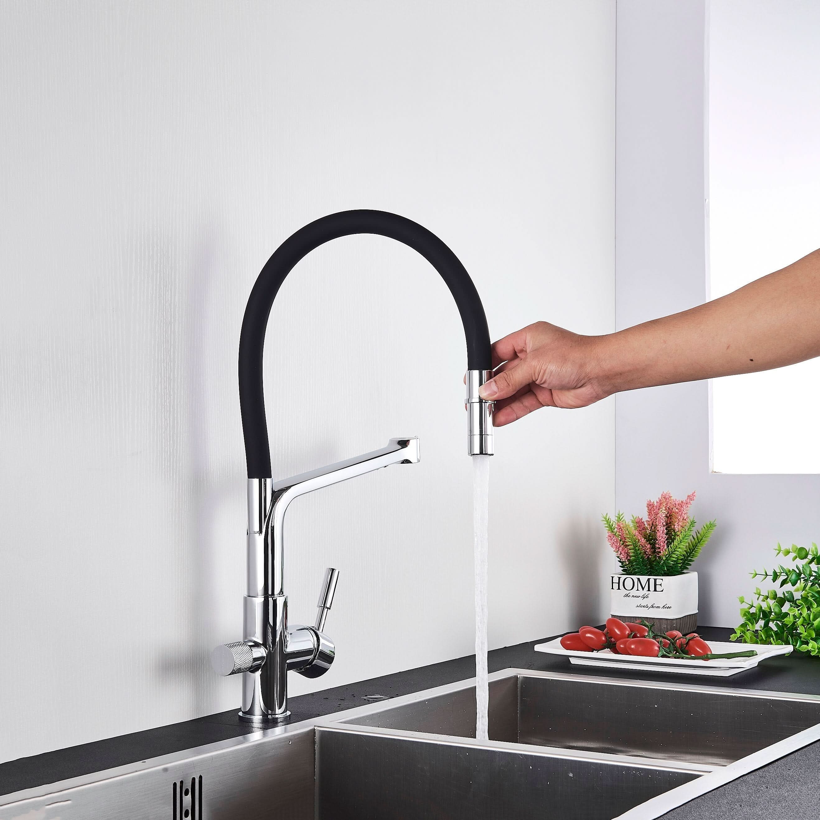 Pull Down Kitchen Faucet