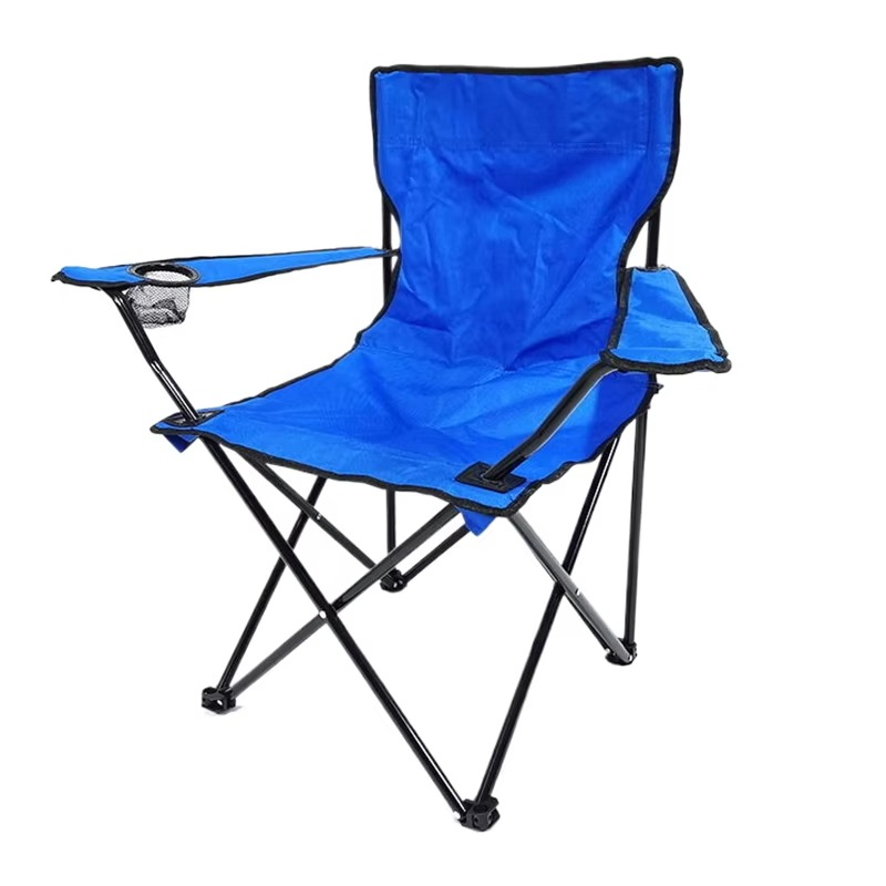 Folding Camping Chair with Armrest Cup Holder