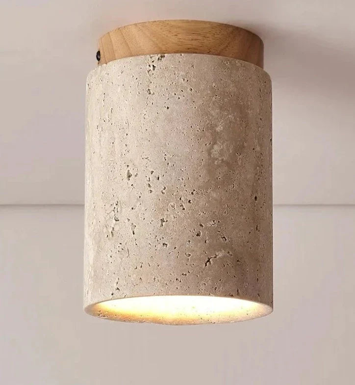 Travertine Ceiling Spotlight LED Stone Light