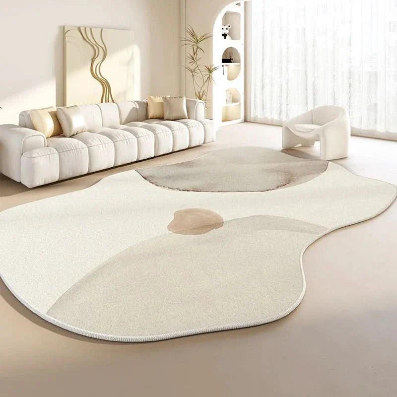 Non Slip Irregular Plush Rug