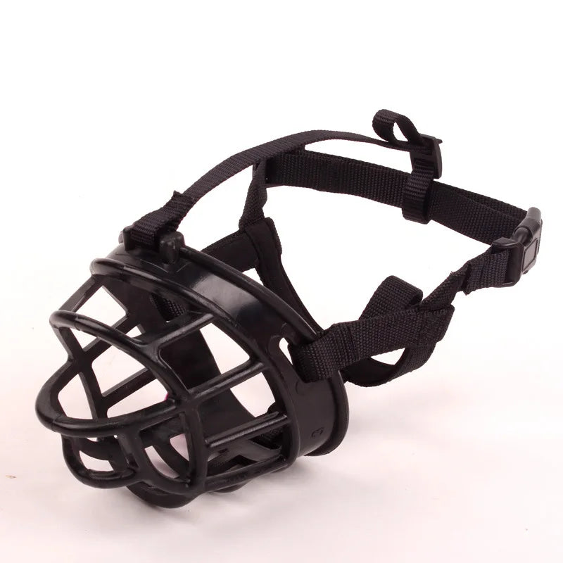 Adjustable Dog Muzzle in Soft Silicone with a Basket Shape | Fits Small, Medium and Large Breeds | Five Sizes, Three Colors