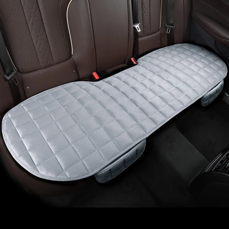 Full-Coverage Car Seat Cushion for the Rear Bench | Non-Slip Padded Cover with Adjustable Straps | 5 Colors
