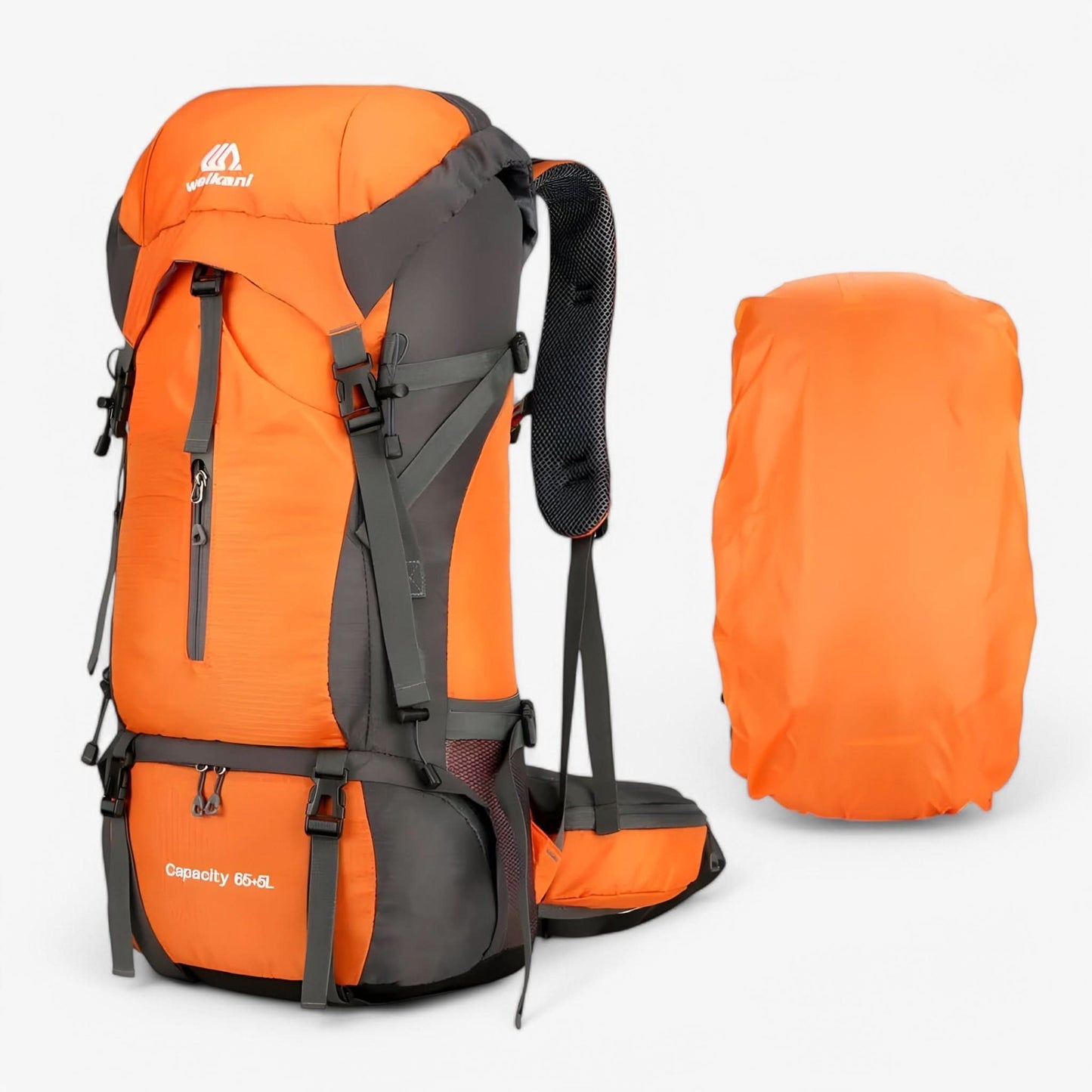 70L Hiking Backpack with Rain Cover