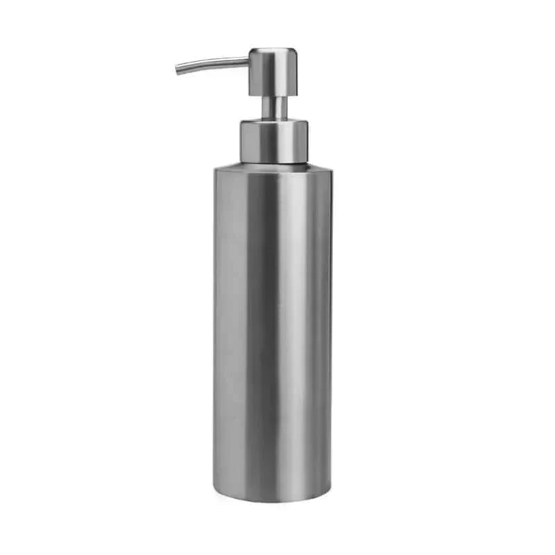 Stainless Steel Soap Dispenser with Hand Pump | Refillable Bottle for the Bathroom Sink or Kitchen Counter | 250 to 550 ml