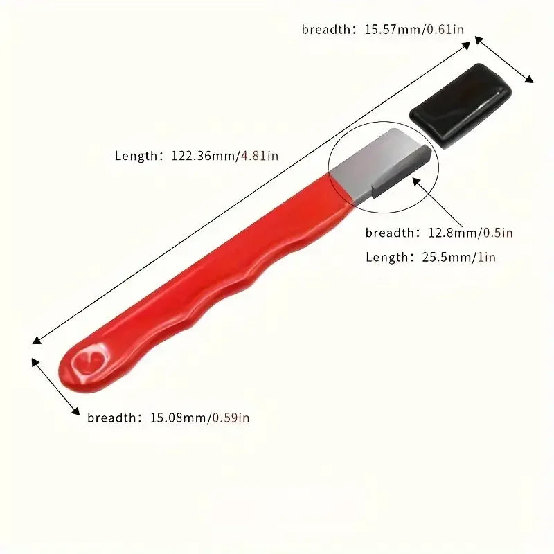Two Stage Knife Sharpener for Kitchen Gadgets and Garden Shears | Tungsten Restores the Edge, Ceramic Finishes It | Non Slip Grip
