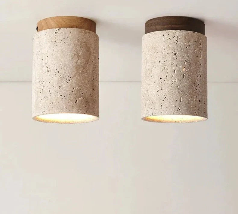 Travertine Ceiling Spotlight LED Stone Light
