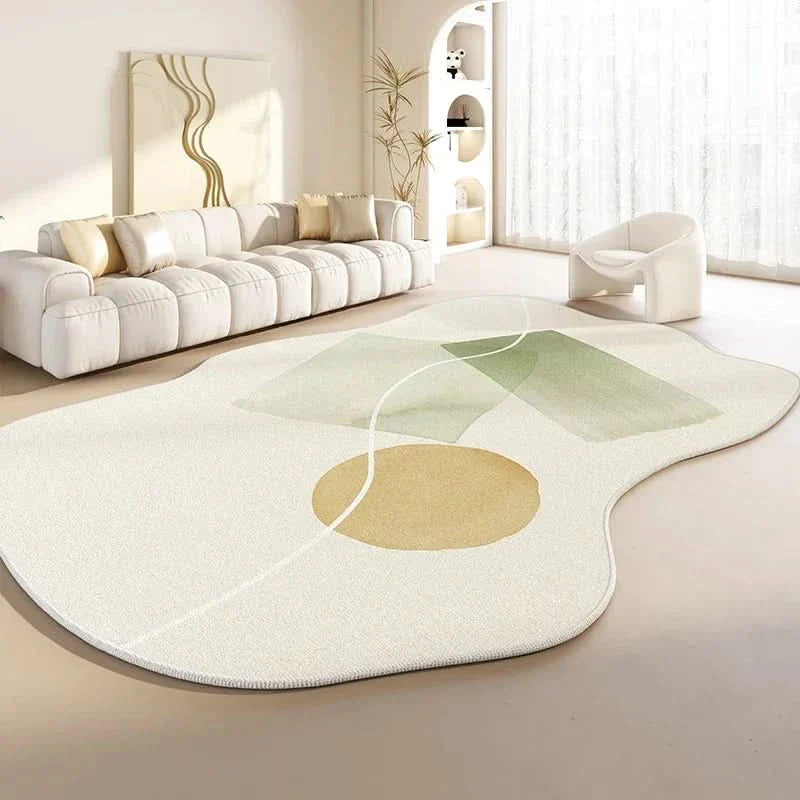Non Slip Irregular Plush Rug
