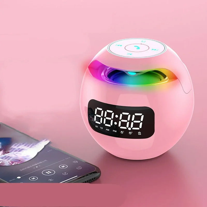 Digital LED Alarm Clock Bluetooth Speaker