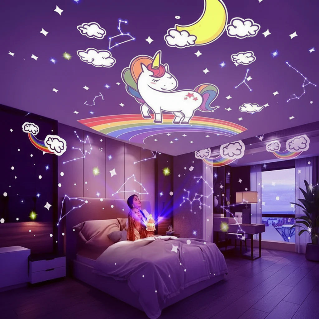DREAMLIX – Musical Star Projector with 12 Magical Themes