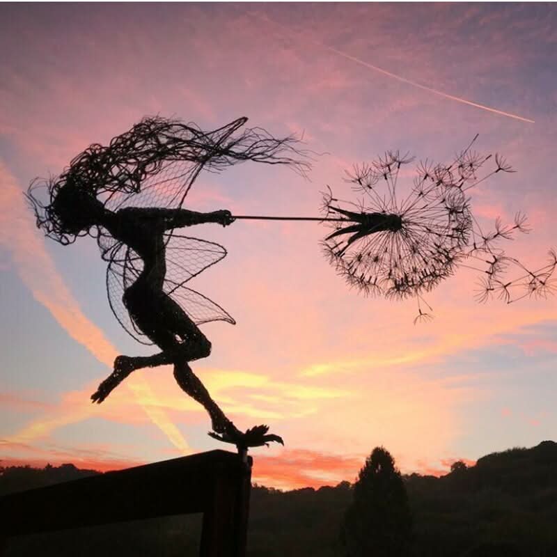 Metal Outdoor Garden Sculpture