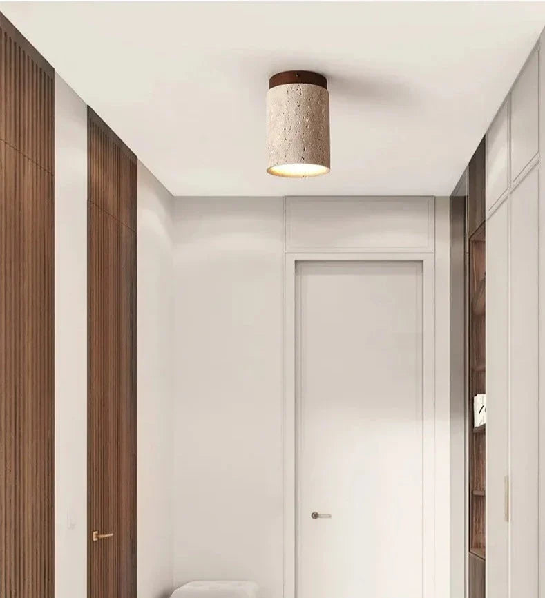 Travertine Ceiling Spotlight LED Stone Light