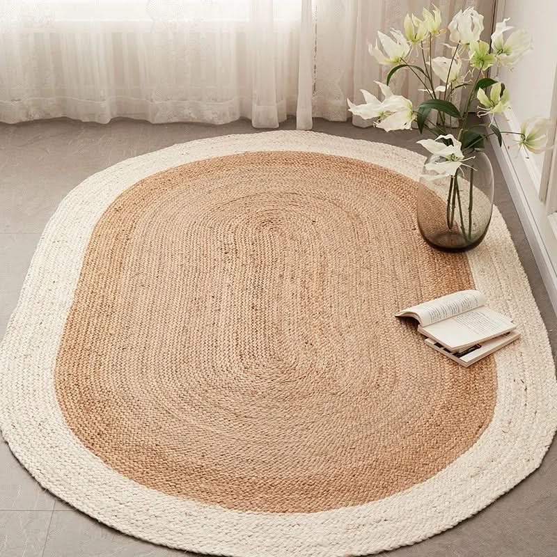 Handwoven Jute Reversible Rug