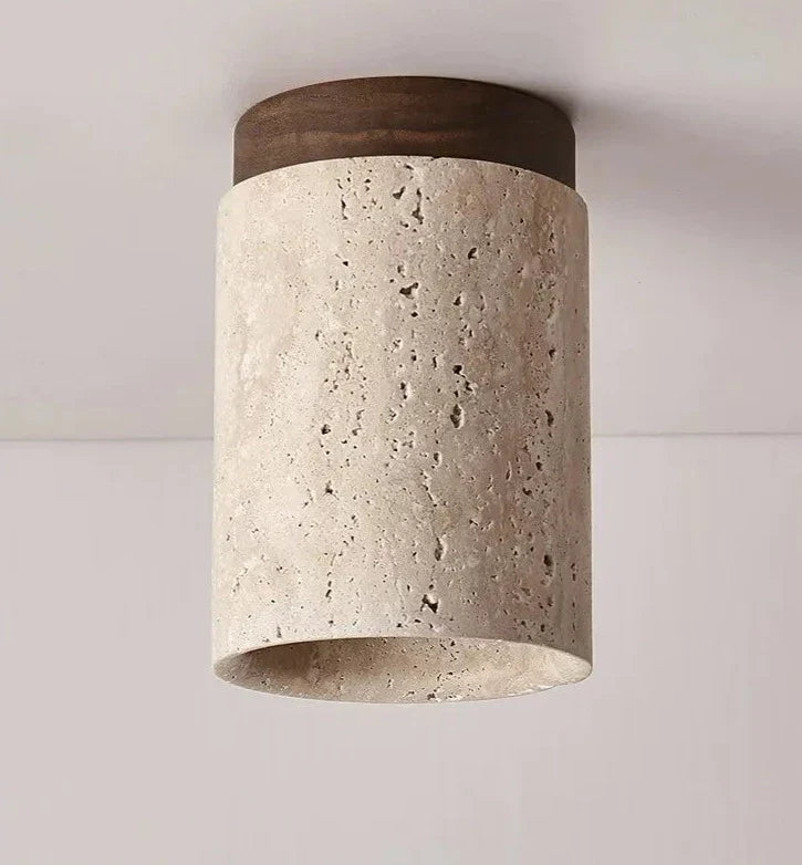 Travertine Ceiling Spotlight LED Stone Light