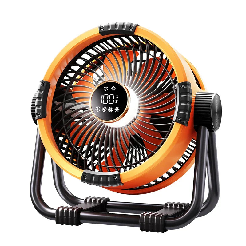 Rechargeable Camping Fan LED Light