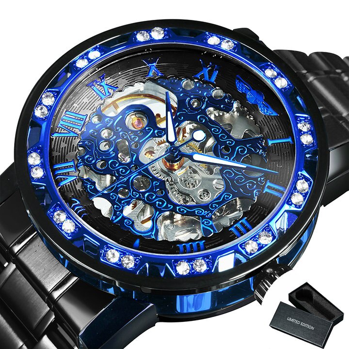 Halloween Skeleton Neon Skeleton Watch | Open Dial Movement for Everyday Wear